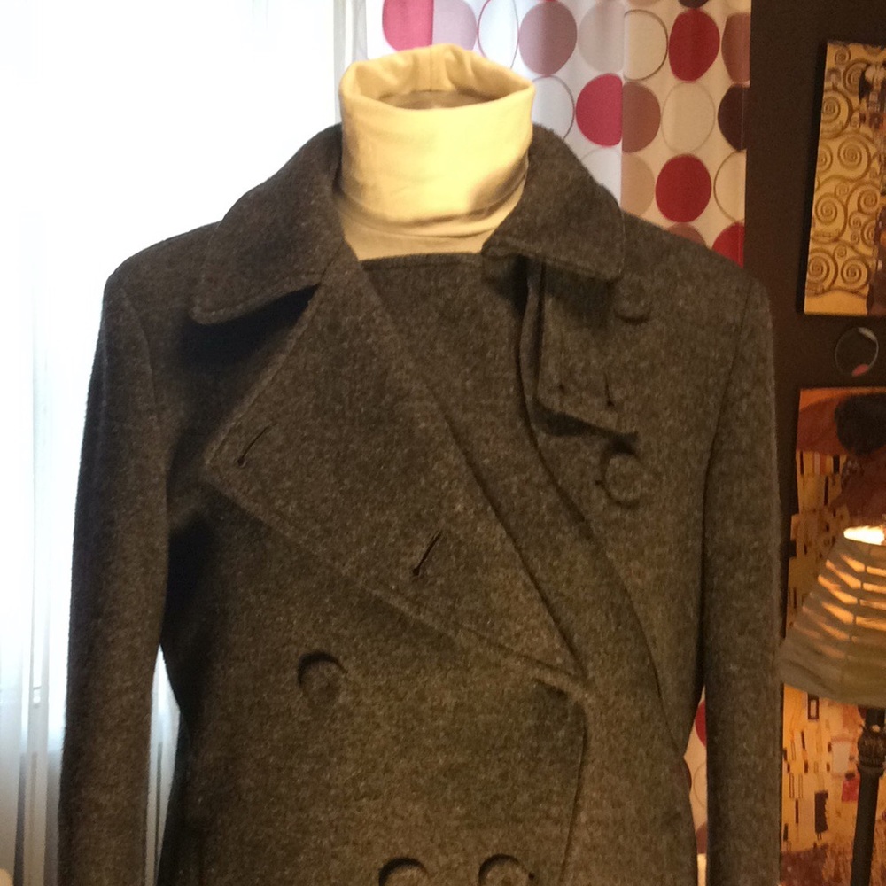 Giorgio Armani Wool Pea Coat - Sz 42 Eu, SZ 6 US